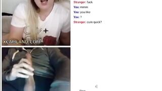 Blondie Teases On Omegle
