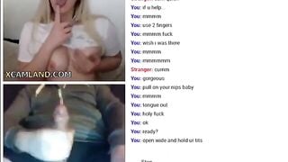 Blondie Teases On Omegle