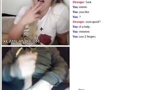 Blondie Teases On Omegle