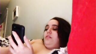 Jewish BBW Plays On Webcam