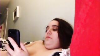 Jewish BBW Plays On Webcam