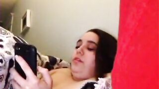 Jewish BBW Plays On Webcam