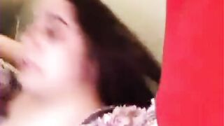 Jewish BBW Plays On Webcam