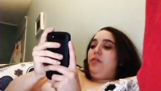 Jewish BBW Plays On Webcam
