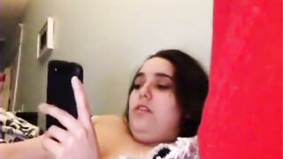 Jewish BBW Plays On Webcam