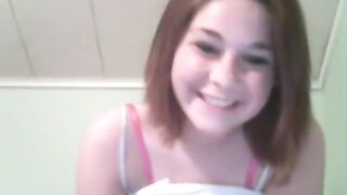 Cute Omegle Teen Strip And Masturbate