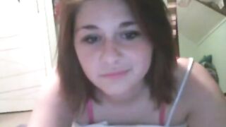 Cute Omegle Teen Strip And Masturbate