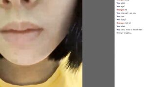 Omegle Asian Mouth Tease