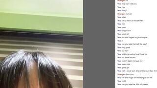 Omegle Asian Mouth Tease