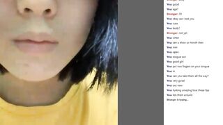 Omegle Asian Mouth Tease