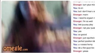 Epic Omegle Teen Masturbation