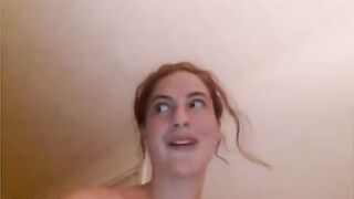 Omegle Girl Shows Huge Tits And Curves, Rides POV