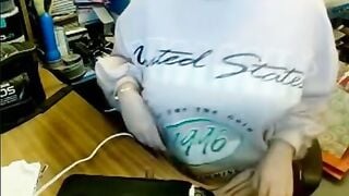English Hottie With Dildo Plays Omegle Game