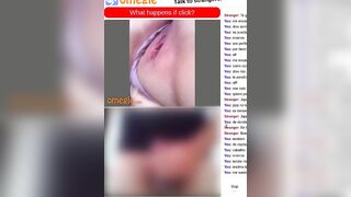 Omegle Girl 105 - Plays With Her Thong