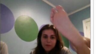 Omegle Girl Feet Webcam Compilation {12}