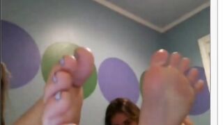 Omegle Girl Feet Webcam Compilation {12}