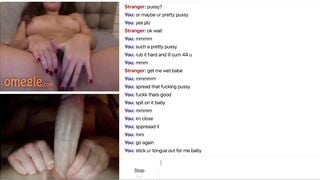 Omegle Lovely Slut Plays With Pussy And Flash Ass