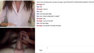 Omegle Lovely Slut Plays With Pussy And Flash Ass