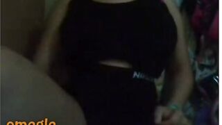Huge Tits In Bra On Omegle