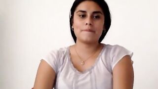 Sexy 19yo Columbian Plays The Omegle Game