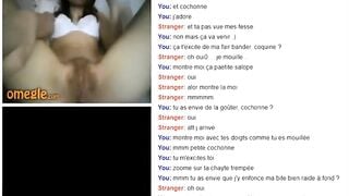 Skinny French Teen On Omegle