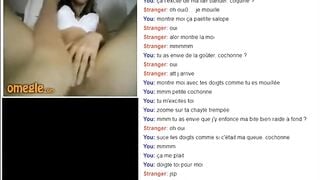 Skinny French Teen On Omegle