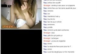 Skinny French Teen On Omegle