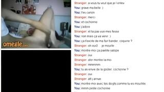 Skinny French Teen On Omegle