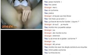 Skinny French Teen On Omegle