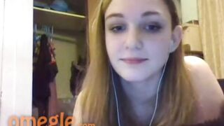 Omegle Teen Girl Gets Nasty