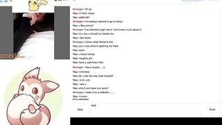 Omegle: Slut does her Master's bidding