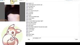 Omegle: Slut does her Master's bidding