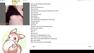 Omegle: Slut does her Master's bidding