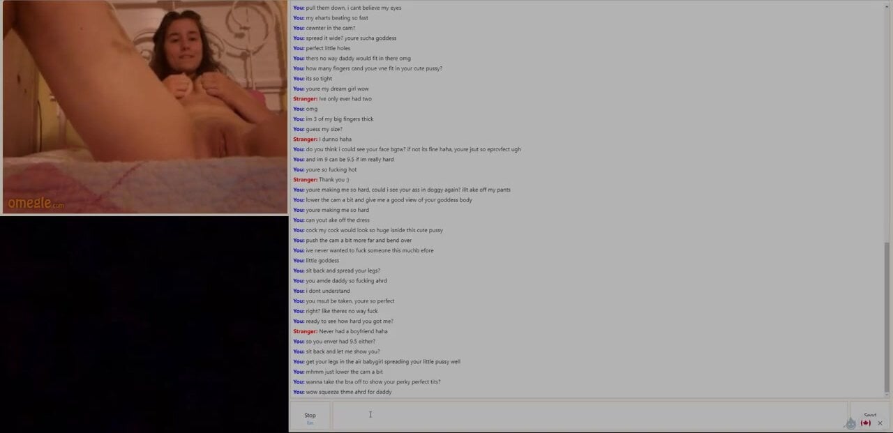 Cute Omegle Girl Goes All Out