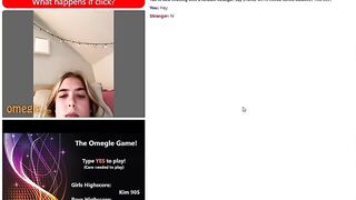 Omegle Game - Amy - 18 Year Old Teen Plays Game