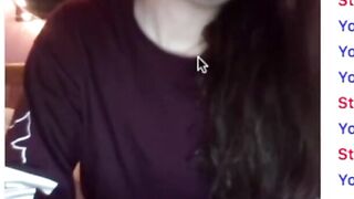 18 yo Omegle girl with AMAZING boobs