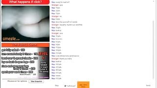 Hot Omegle Girl Completes Points Game And Cums