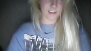 Forgotten Or Rare Omegle -- Blonde Shakes Her Ass