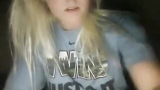 Forgotten Or Rare Omegle -- Blonde Shakes Her Ass