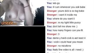 Omegle Girl Shows Off