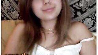 Omegle Stoned Teen Masterbates