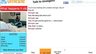 Hot Girl Strips On Omegle