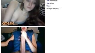 Omegle My Bf Have 8 Inch But Your Cock Is OMG