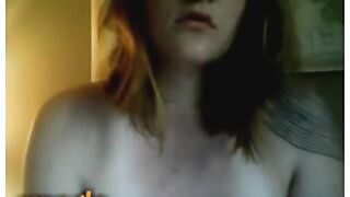 Big Boobed British Whore Ass-Toying