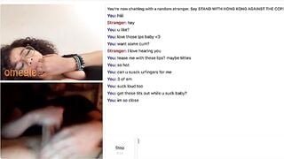Omegle Pretty Slut Mouth Tease