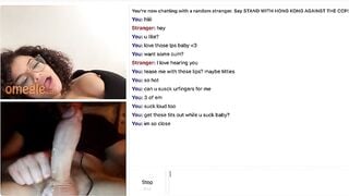 Omegle Pretty Slut Mouth Tease