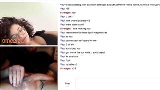 Omegle Pretty Slut Mouth Tease