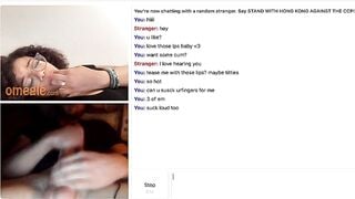 Omegle Pretty Slut Mouth Tease