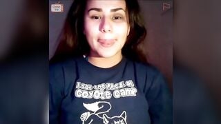 Big Boobs Latina Shows Off