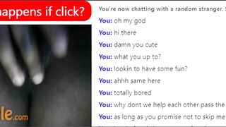 Black submissive likes pleasing daddy on Omegle